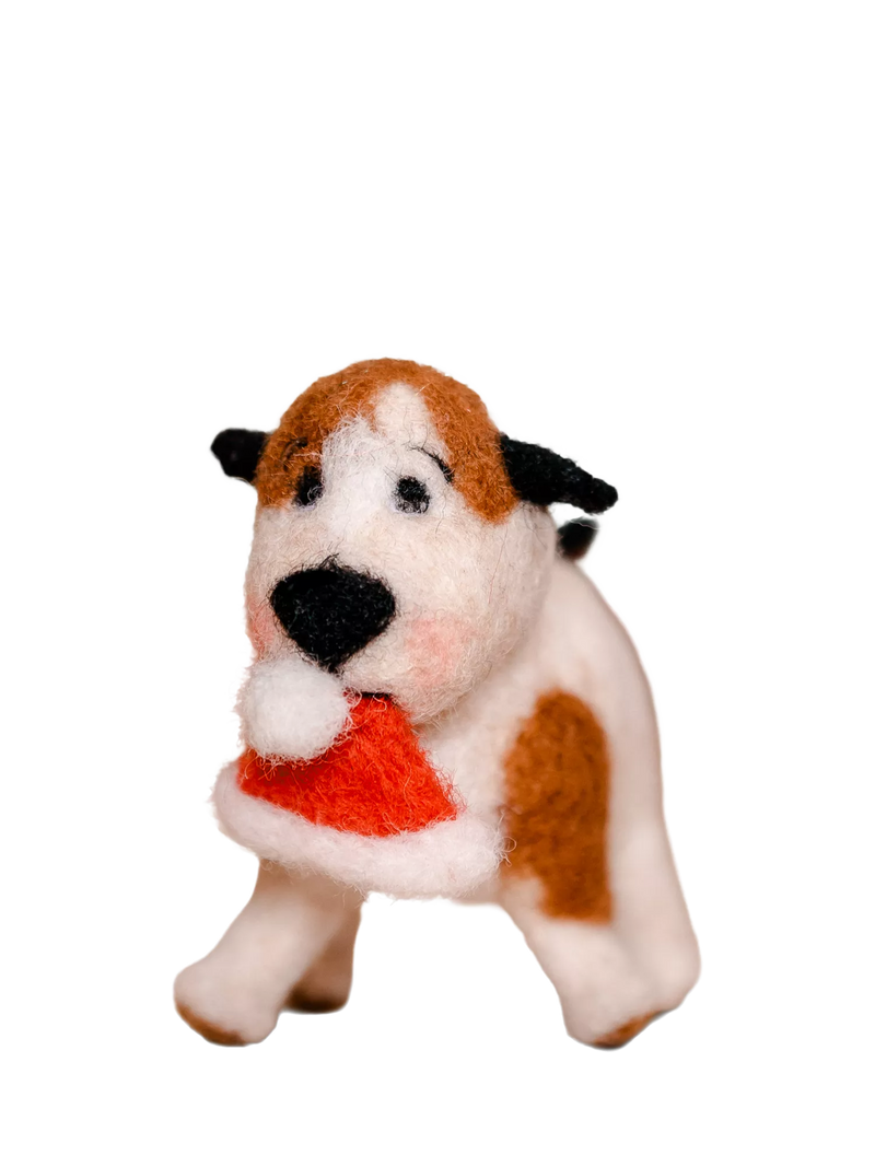 The Crafty Kit Company Santa Paws 3D needle felting kit, UK version