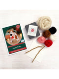 The Crafty Kit Company Santa Paws 3D needle felting kit, UK version