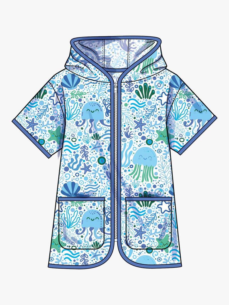 Simplicity S3147 hooded cover up sewing pattern (British brand)
