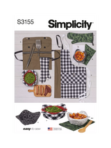 John Lewis Simplicity Outdoor Grill and Picnic Accessories Sewing Pattern S3155- Buy online at McGrocer
