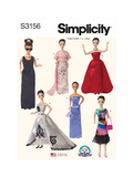Simplicity 29cm doll clothes sewing pattern paper, UK version