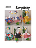 Simplicity geese outfits sewing pattern 59cm, UK version