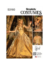 John Lewis Simplicity Misses' Woodland Fae Costume Sewing Pattern S3160- Buy online at McGrocer