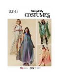 Simplicity sewing pattern Misses Capes S3161 (British brand)