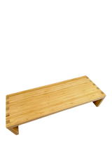 John Lewis Osco Bamboo Monitor Shelf Natural 50cm- Buy online at McGrocer