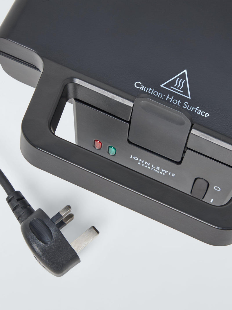 John Lewis sandwich maker black, imported from the UK