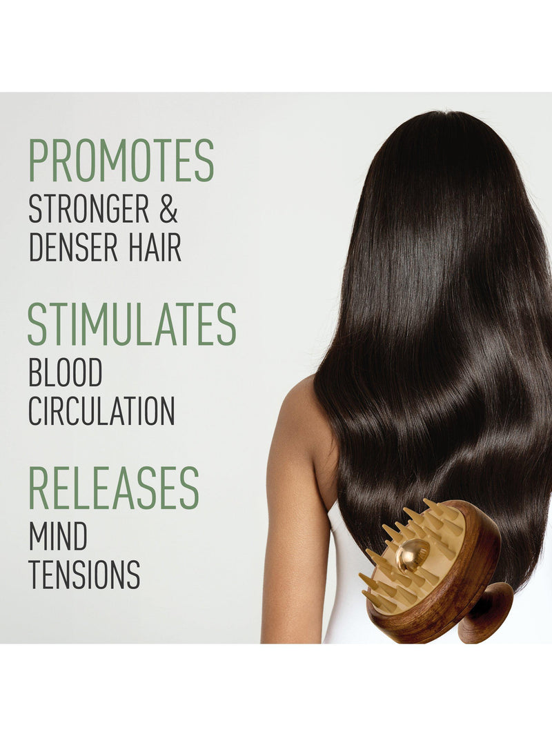 Kama Ayurveda Kansa scalp brush - British product