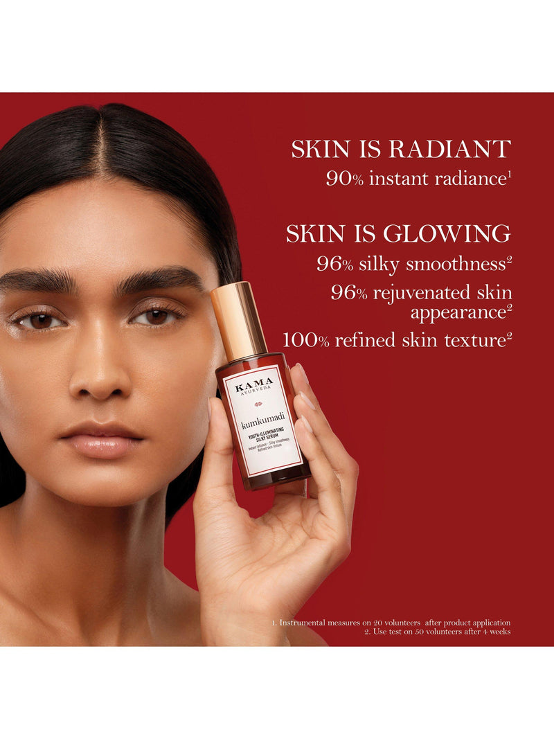 Kama Ayurveda Kumkumadi Silky Serum 50ml, imported from the UK