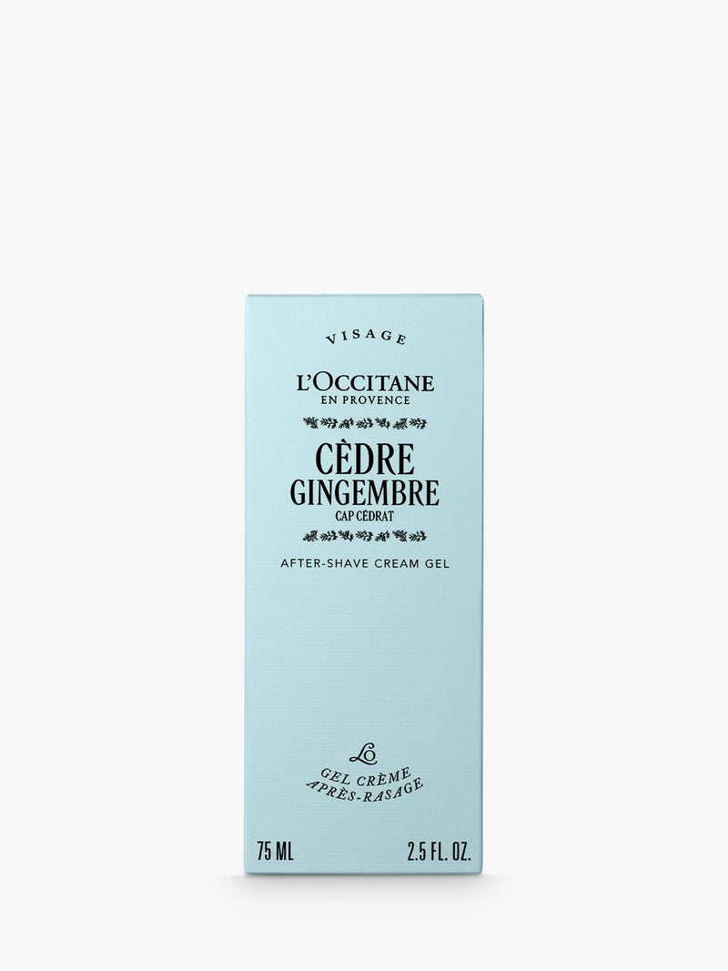 L'OCCITANE Cédre Gingembre after-shave cream gel 75ml (British brand)