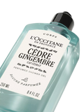 L'OCCITANE Cèdre Gingembre perfumed shower gel 250ml, UK version
