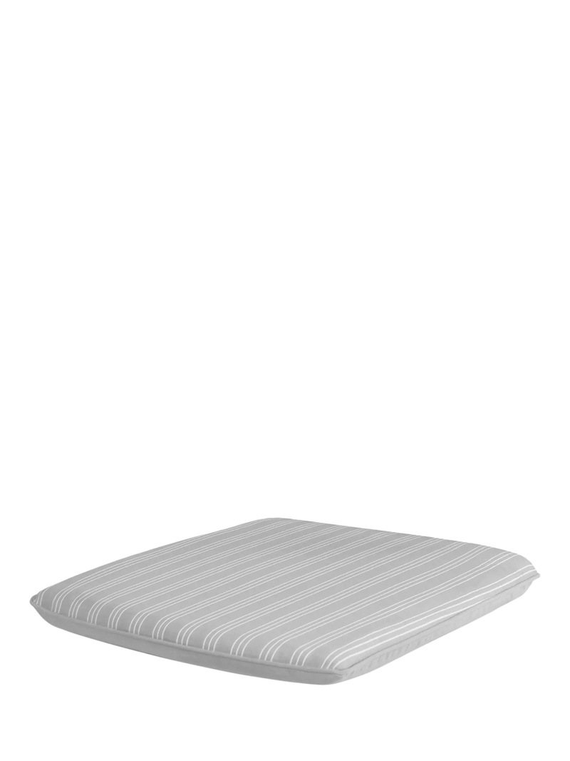 KETTLER grey striped garden dining armchair cushion - British product