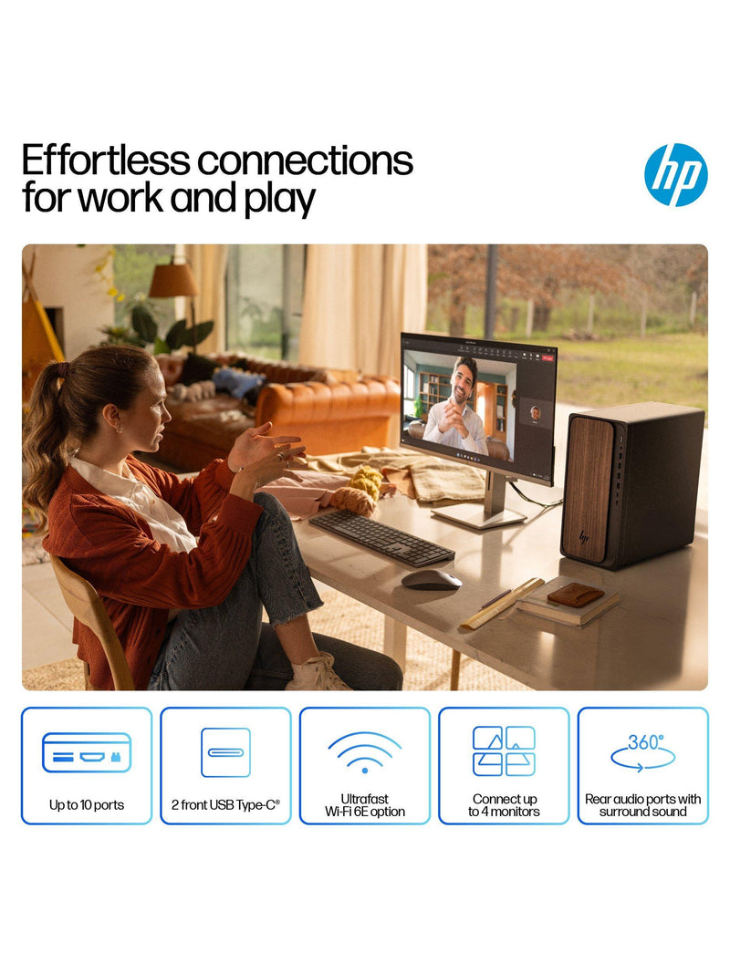 HP OmniDesk Desktop AI PC Intel Core Ultra 7, UK version
