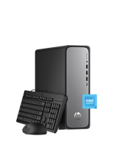John Lewis HP OmniDesk Slim Desktop PC, Intel 300 Processor, 8GB RAM, 256GB- Buy online at McGrocer