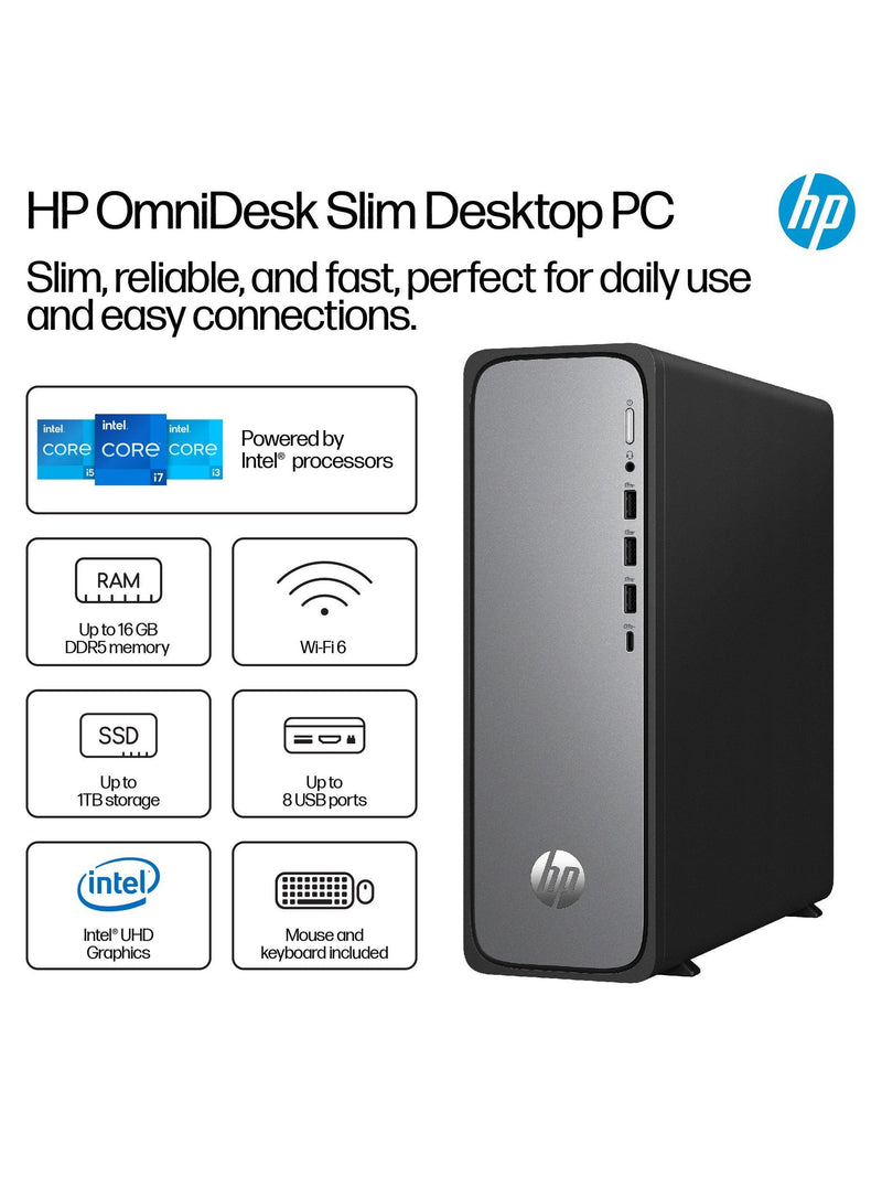 HP OmniDesk slim desktop PC S03-0013na, UK version