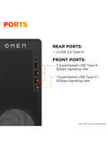 HP OMEN 16L gaming desktop, imported from the UK