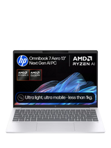 John Lewis HP OmniBook 7 Aero Laptop, AMD Ryzen AI 7, 16GB RAM, 1TB SSD, 13.3-inch- Buy online at McGrocer