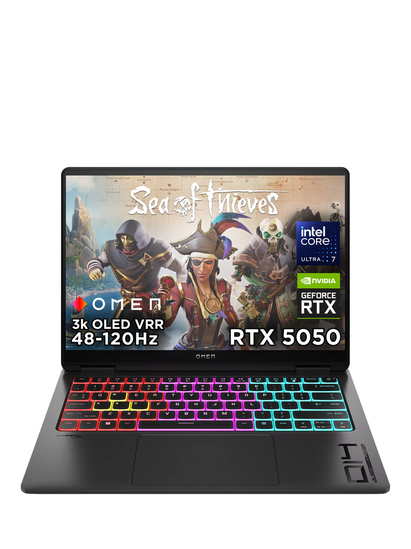 HP OMEN Transcend 14 gaming laptop with OLED display, imported from the UK