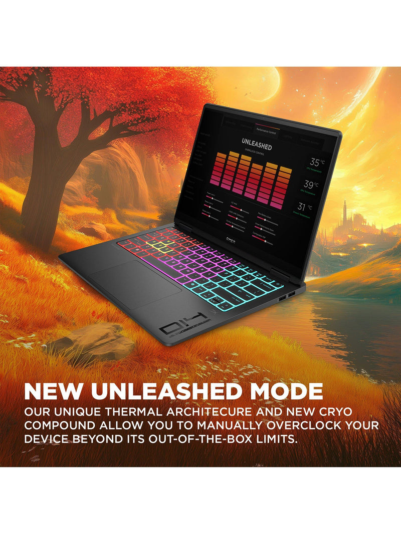HP OMEN Transcend 14 gaming laptop with OLED display, imported from the UK