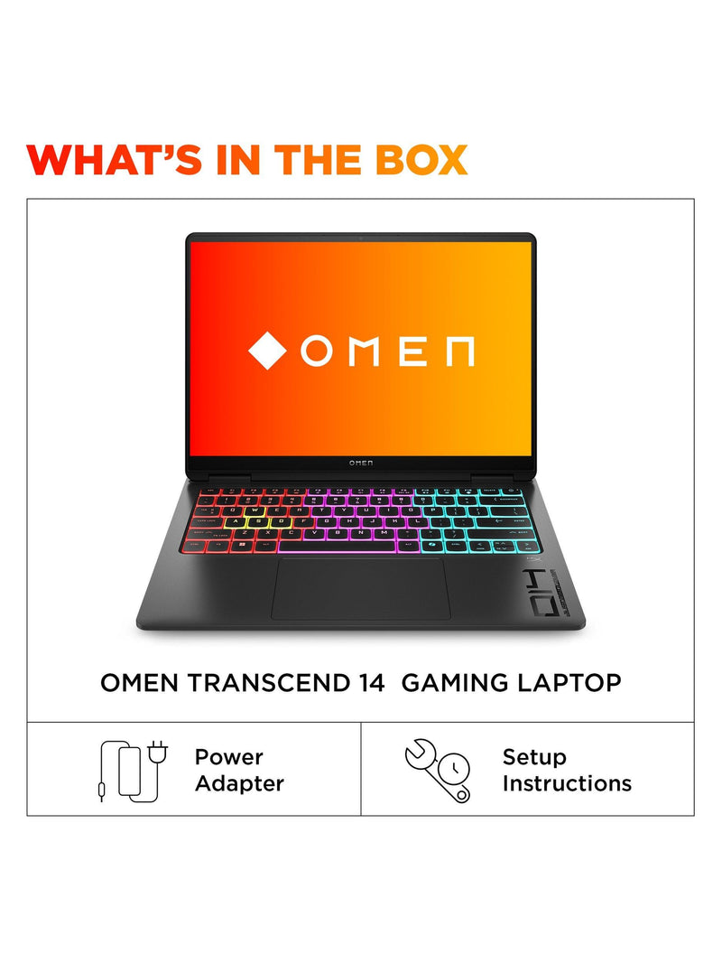 HP OMEN Transcend 14 gaming laptop with OLED display, imported from the UK