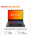 HP OMEN Transcend 14 gaming laptop with OLED display, imported from the UK