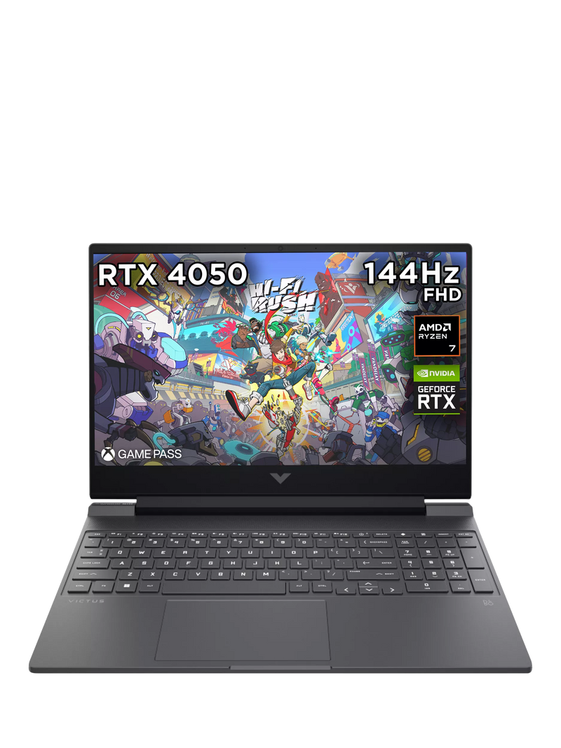 HP Victus 15 gaming laptop Mica Silver 15.6 inch (British brand)