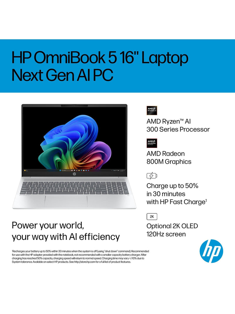 HP OmniBook 5 16 inch laptop - British product