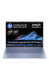 John Lewis HP OmniBook 5 Laptop, AMD Ryzen AI 5 Processor, 16GB RAM, 1TB SSD, 16 2K, Sky Blue- Buy online at McGrocer