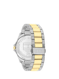 Tommy Hilfiger two-tone bracelet watch with emerald dial (British brand)