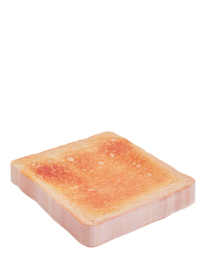 Mustard yellow toasty notepad, imported from the UK