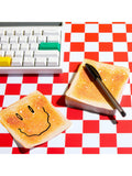 Mustard yellow toasty notepad, imported from the UK