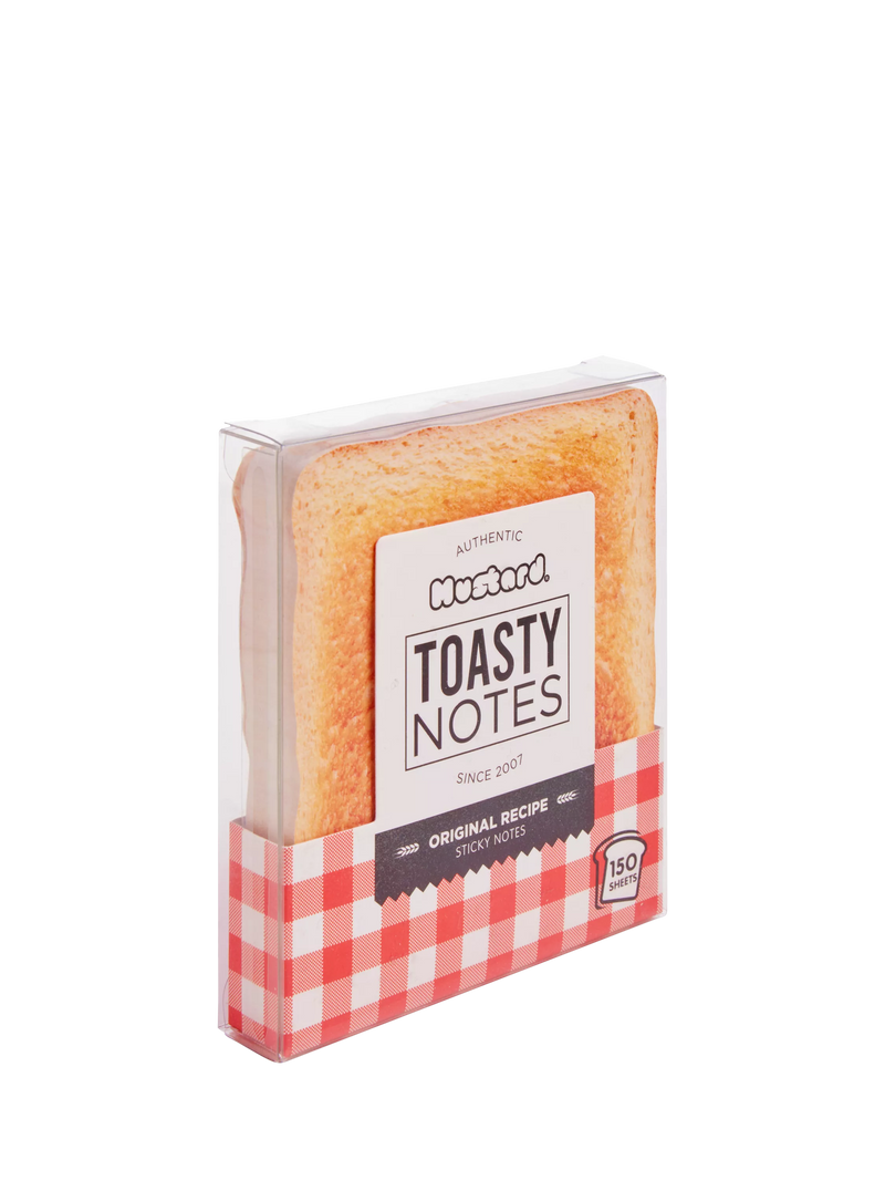 Mustard yellow toasty notepad, imported from the UK