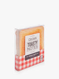 Mustard yellow toasty notepad, imported from the UK