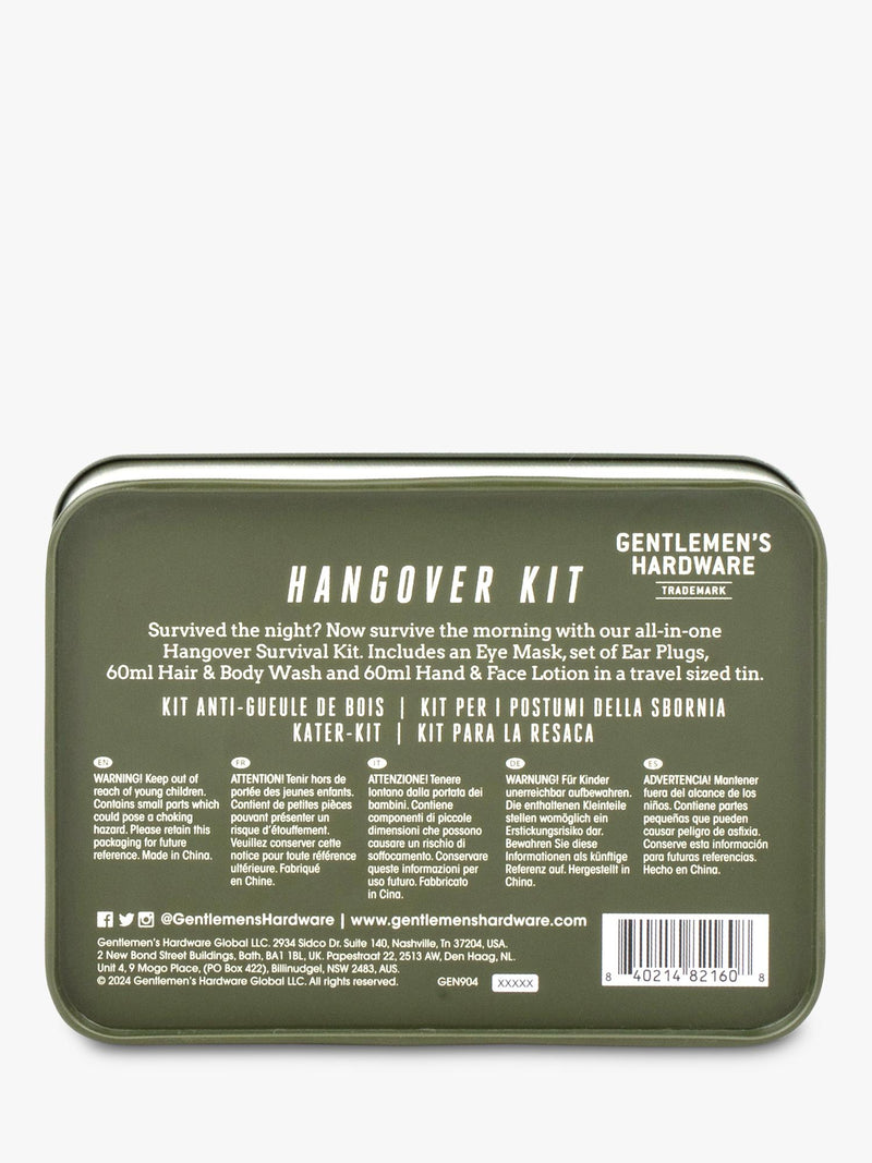 Paddywax Mini Hangover Kit travel tin - British product