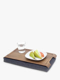 Bosign mini anti-slip walnut veneer lap tray 43cm, imported from the UK