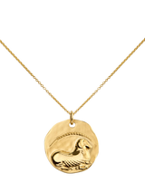 John Lewis Monica Vinader Zodiac Pendant Necklace, Gold- Buy online at McGrocer