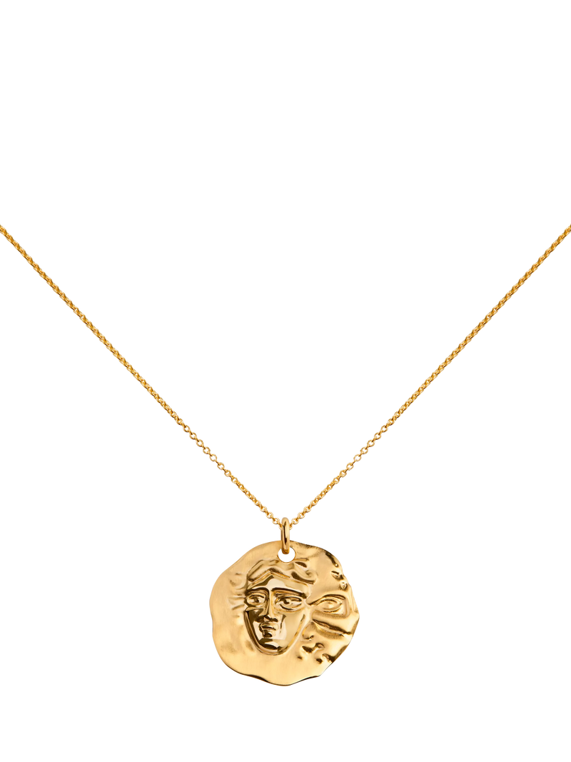 Monica Vinader Zodiac Pendant Necklace, Gold