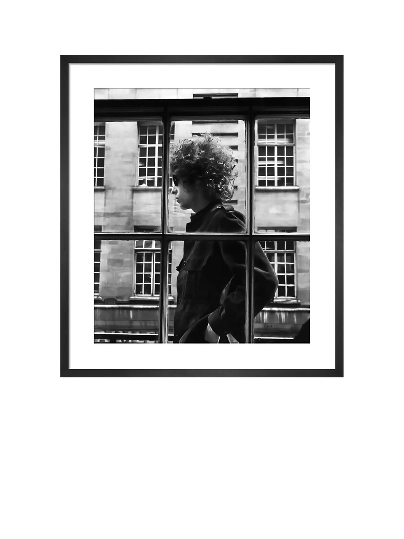 John Lewis framed print Bob Dylan 1966 62.2x55.2cm, UK version