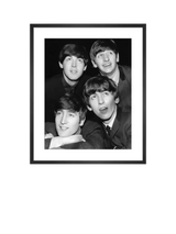 John Lewis John Lewis Mirrorpix The Beatles 1963 Framed Print & Mount, Black/White, 62.2 x 52.2cm- Buy online at McGrocer