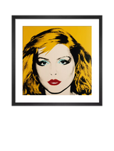 John Lewis John Lewis Andy Warhol 'Debbie Harry, 1980' Framed Print & Mount, Yellow, 52.5 x 52.5cm- Buy online at McGrocer