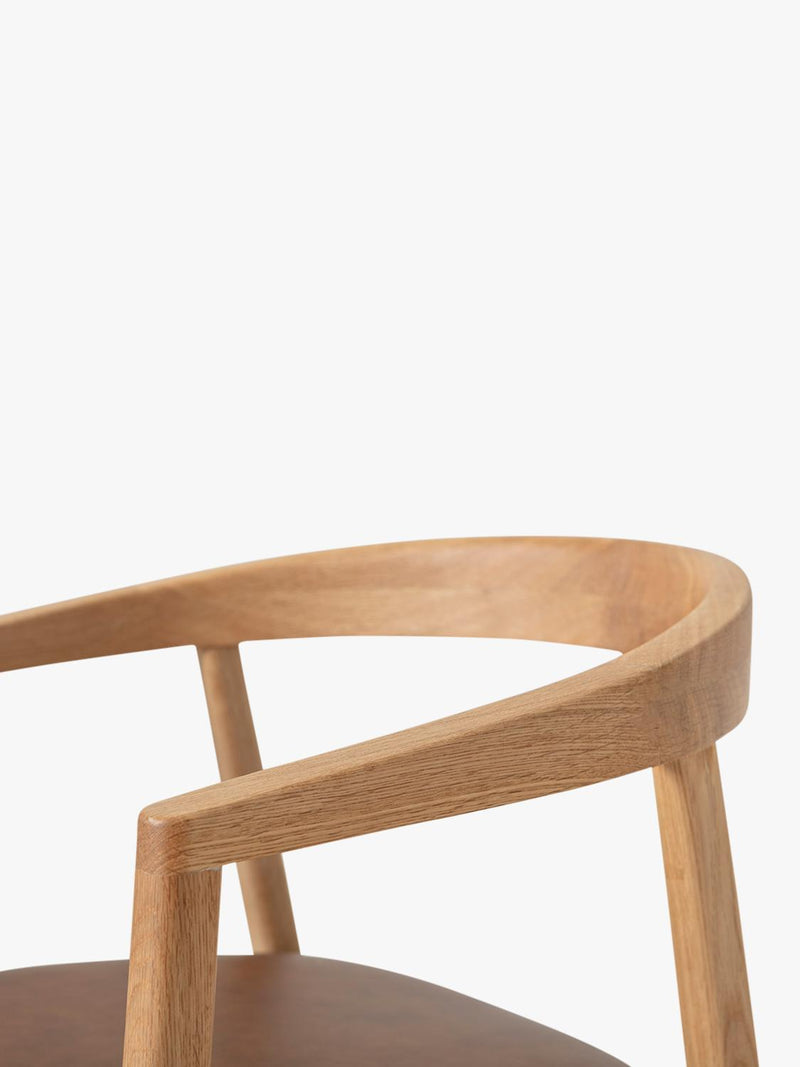 Swyft dining chair set of 2 solid white oak, imported from the UK