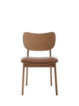 John Lewis Swyft Model 02 Dining Chair Set of 2 Oak/Maple Leather- Buy online at McGrocer