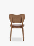 Swyft oak maple leather dining chair set of 2 (British brand)