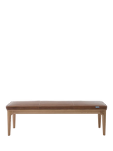 John Lewis Swyft Model 01 Dining Bench Oak/Maple Leather- Buy online at McGrocer