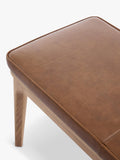 Swyft Dining Bench Oak/Maple Leather 140cm (British brand)