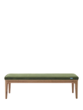 Swyft Model 01 dining bench in Oak/Velvet Vine (British brand)