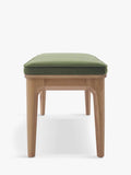 Swyft Model 01 dining bench in Oak/Velvet Vine (British brand)