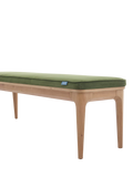 Swyft Model 01 dining bench in Oak/Velvet Vine (British brand)