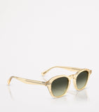 Oliver Peoples square Eyles sunglasses with mirrored lenses, imported from the UK