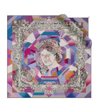 Bvlgari Polychroma Venus silk scarf 90cm, imported from the UK
