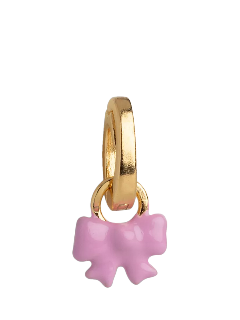 ENAMEL Copenhagen Baby Bow Charm 6x7mm in yellow gold, UK version
